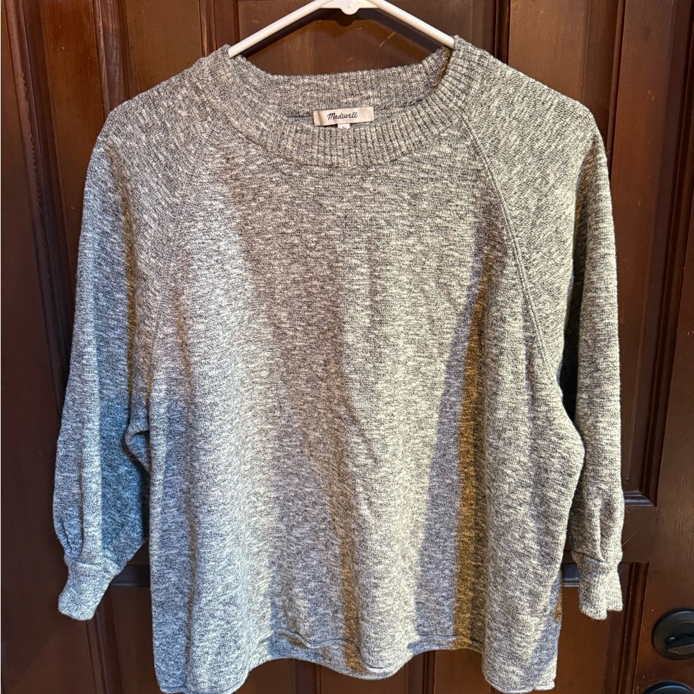 Madewell Gray Knit Sweater